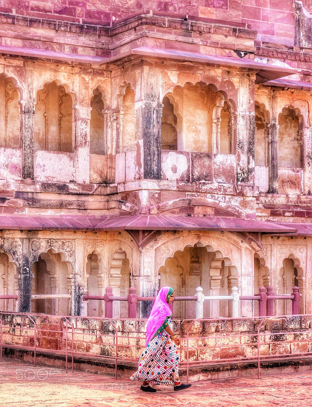 Nikon D3400 sample photo. Pink city photography