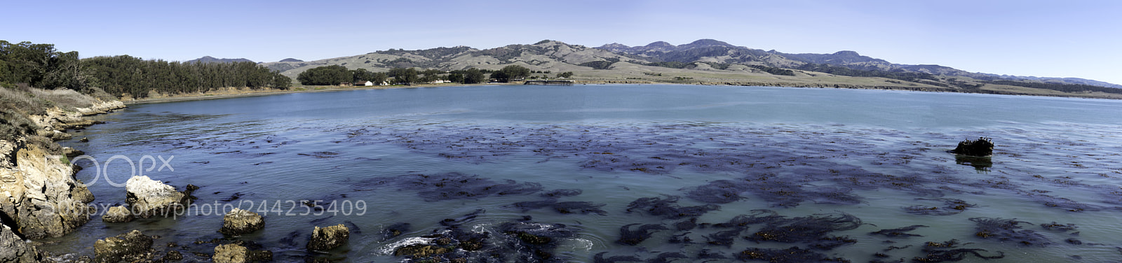 Sony a7R II sample photo. San simeon cove panorama photography