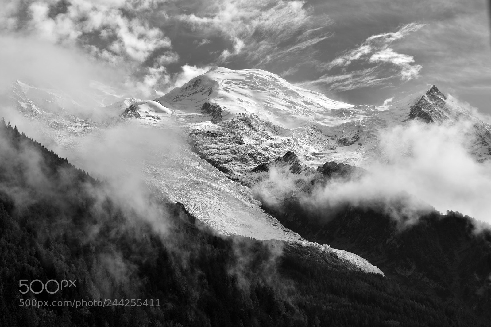 Nikon D7200 sample photo. Mont blanc and glacier photography