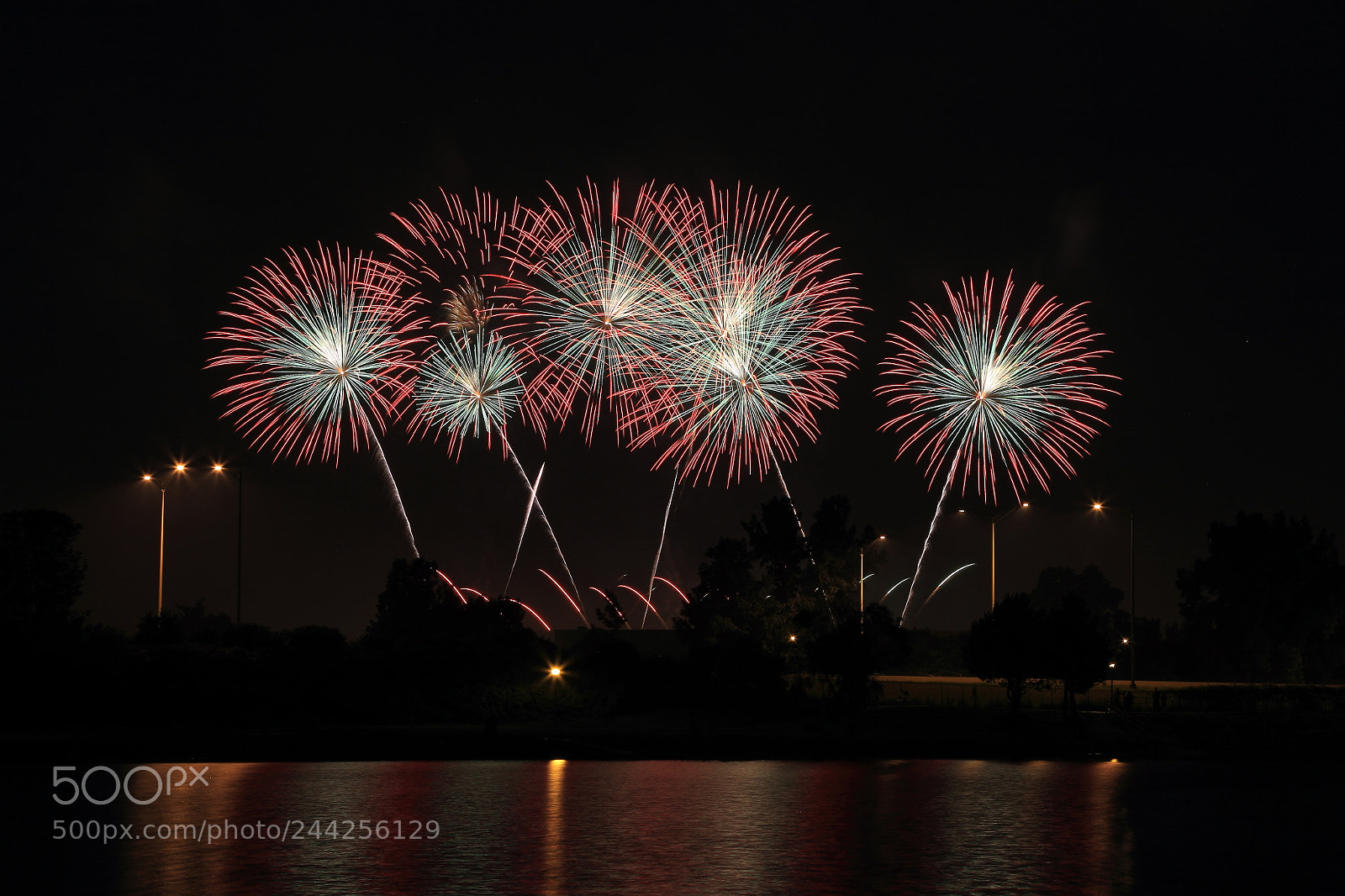 Canon EOS 60D + Canon EF 24-105mm F4L IS USM sample photo. Arlington park fireworks photography