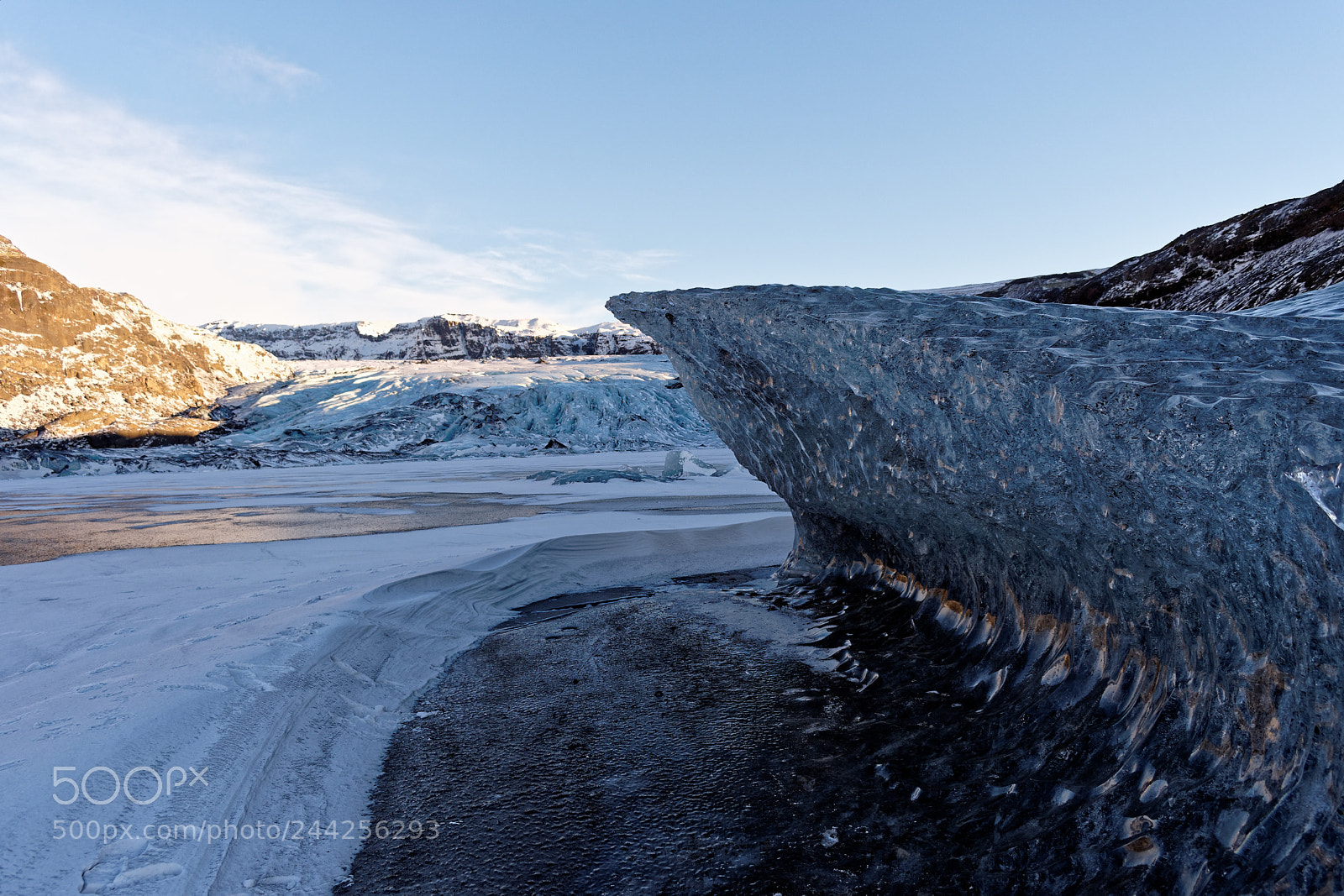 Nikon D3400 sample photo. Glacier ice photography