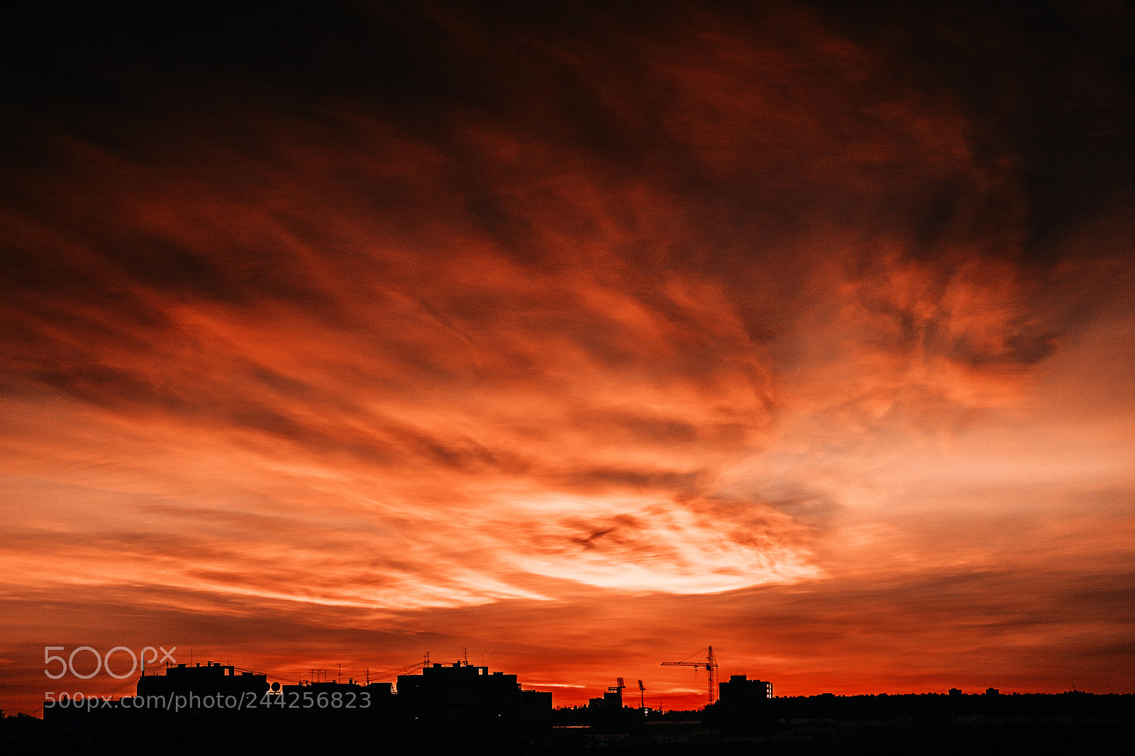 Canon EOS 650D (EOS Rebel T4i / EOS Kiss X6i) sample photo. Fire in the sky photography