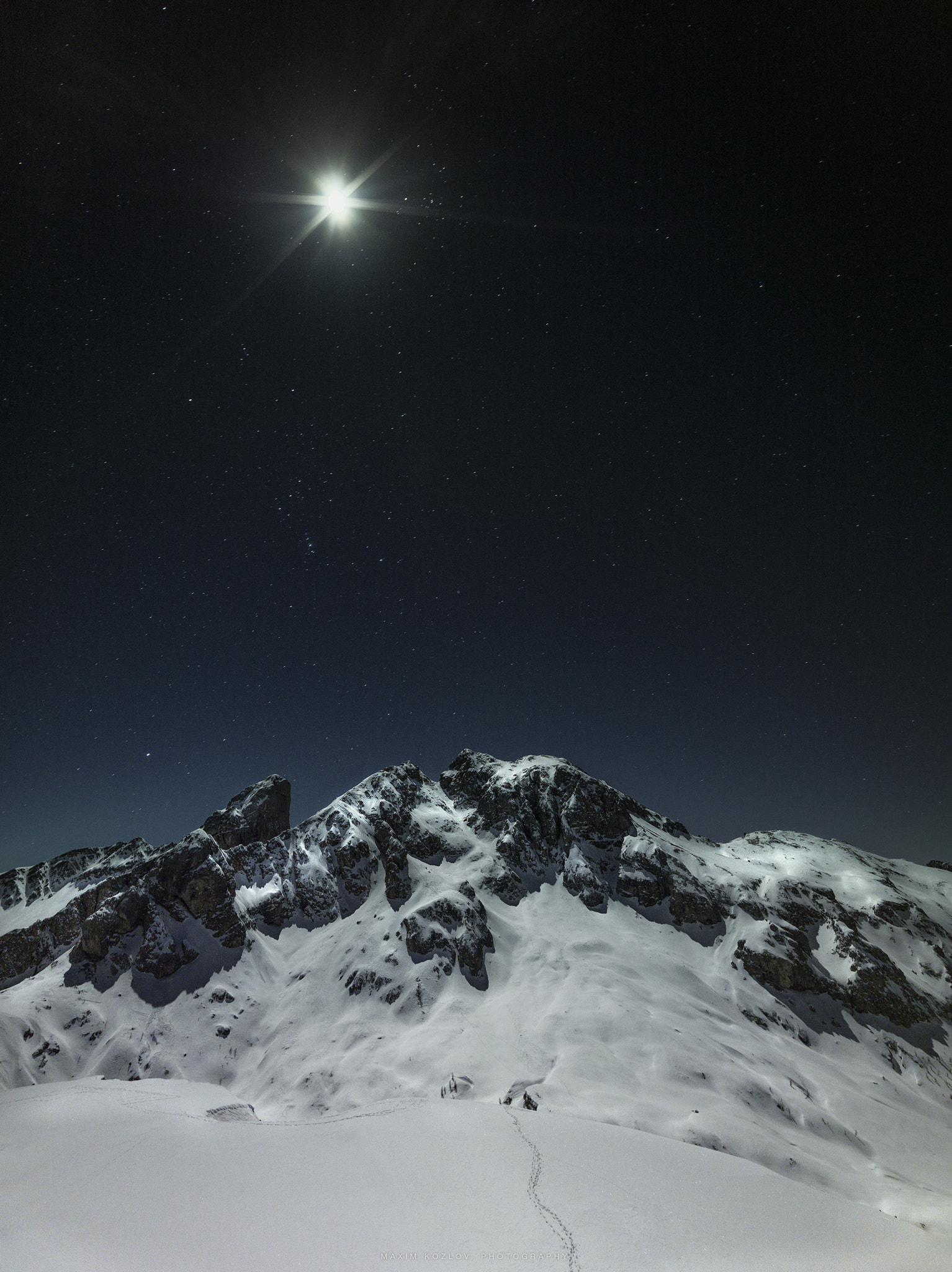 Hasselblad H4D-60 sample photo. Night in the dolomites. photography