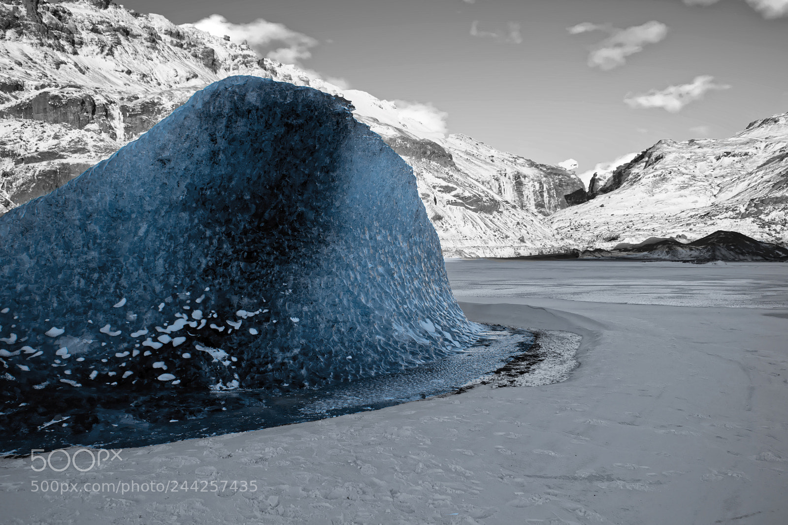 Nikon D3400 sample photo. Blue ice photography