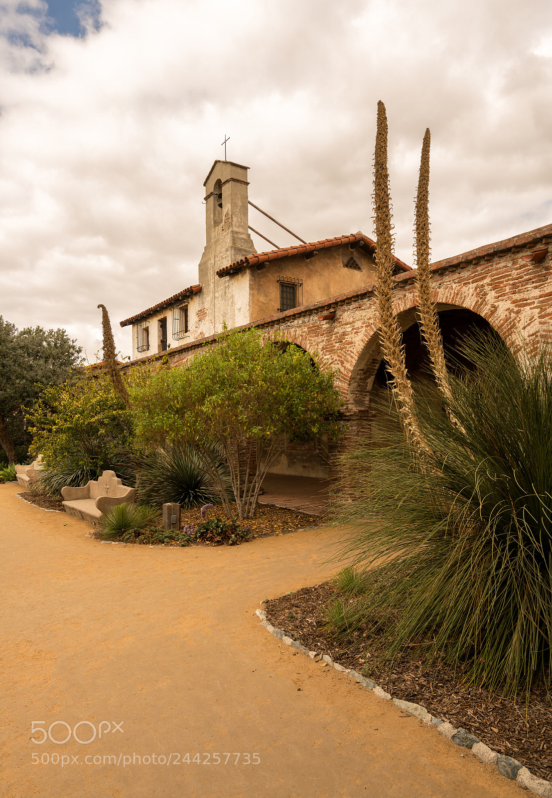 Sony a7R II sample photo. Garden and bell tower photography
