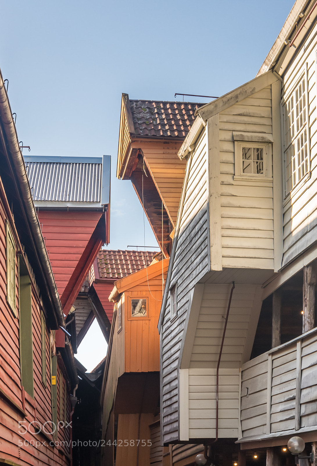 Sony a7R II sample photo. Bryggen shops in bergen photography