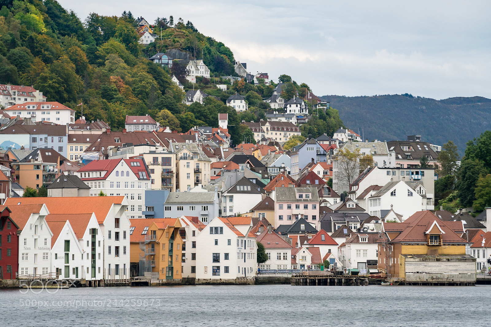 Sony a7R II sample photo. Houses line the dockside photography