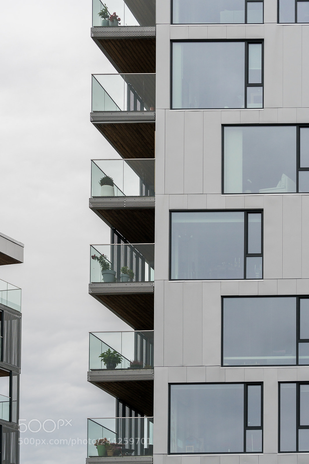 Sony a7R II sample photo. Modern apartment building in photography