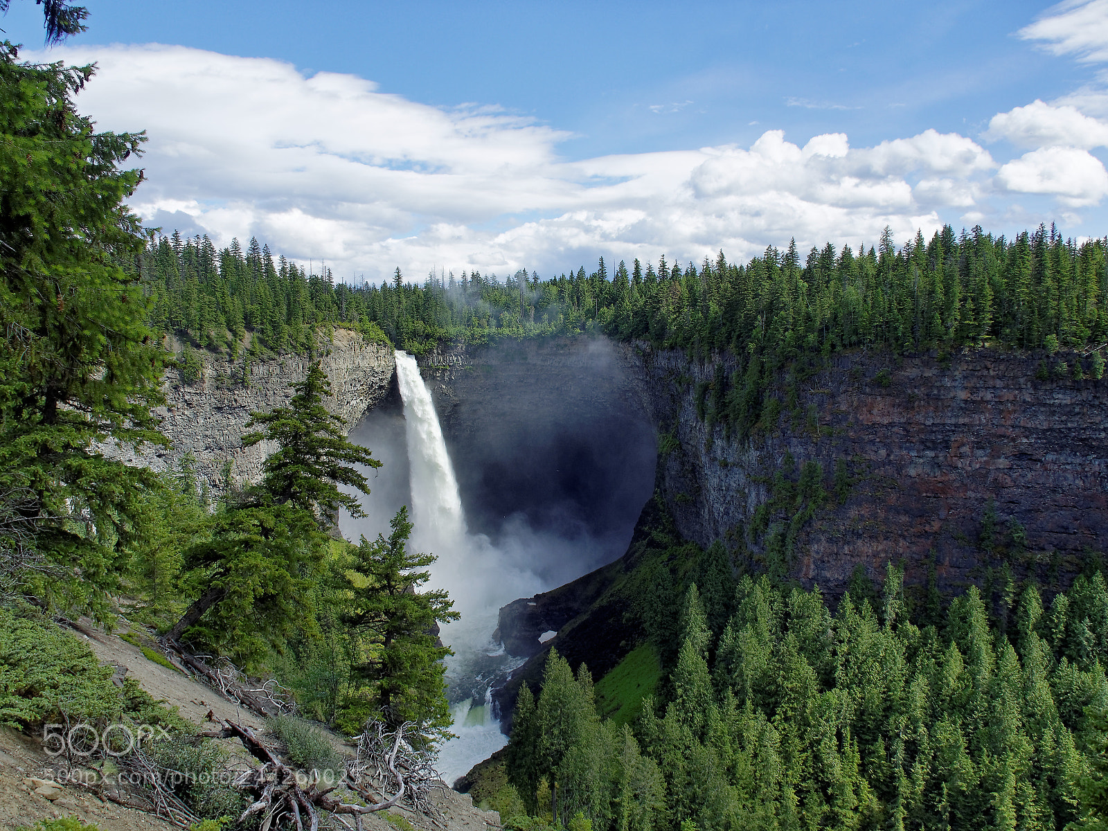 Olympus OM-D E-M10 sample photo. Helmcken falls photography