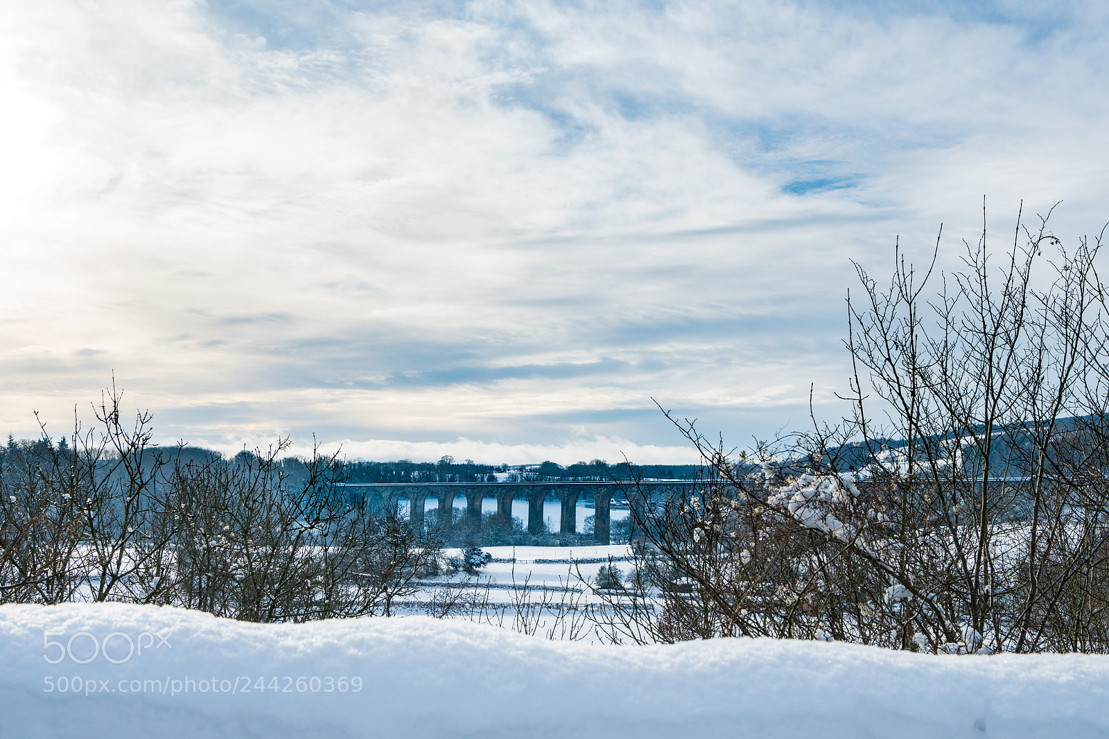 Sony a7R II sample photo. Railway viaduct near chirk photography
