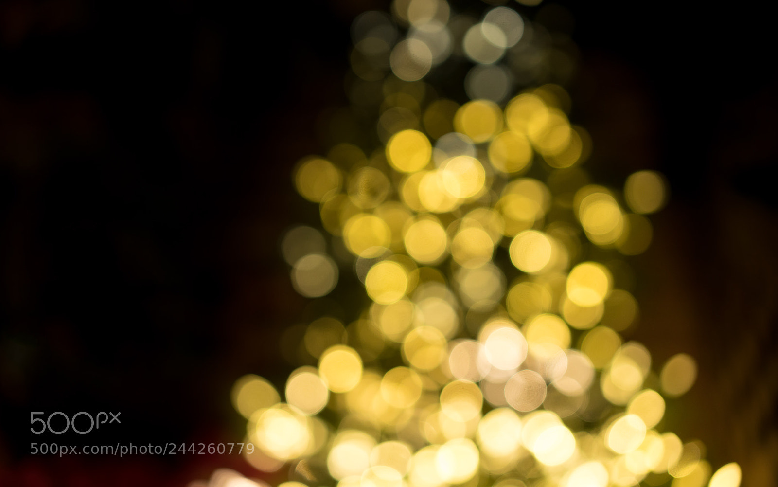 Sony a7R II sample photo. Defocused christmas tree for photography