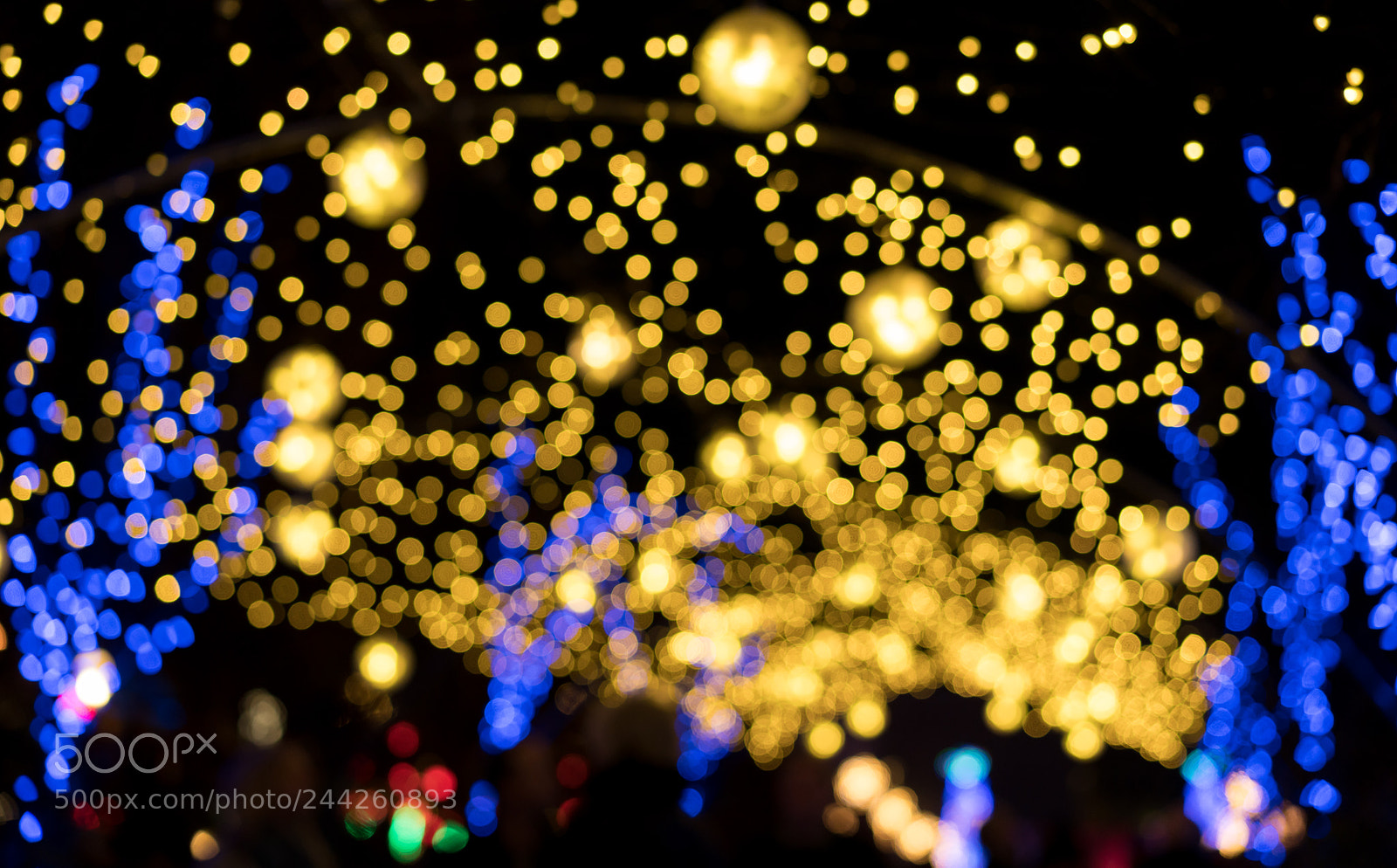 Sony a7R II sample photo. Defocused christmas tree for photography