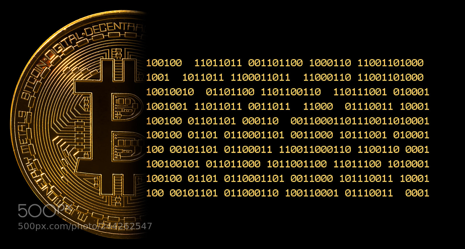Sony a7R II sample photo. Single bitcoin macro image photography