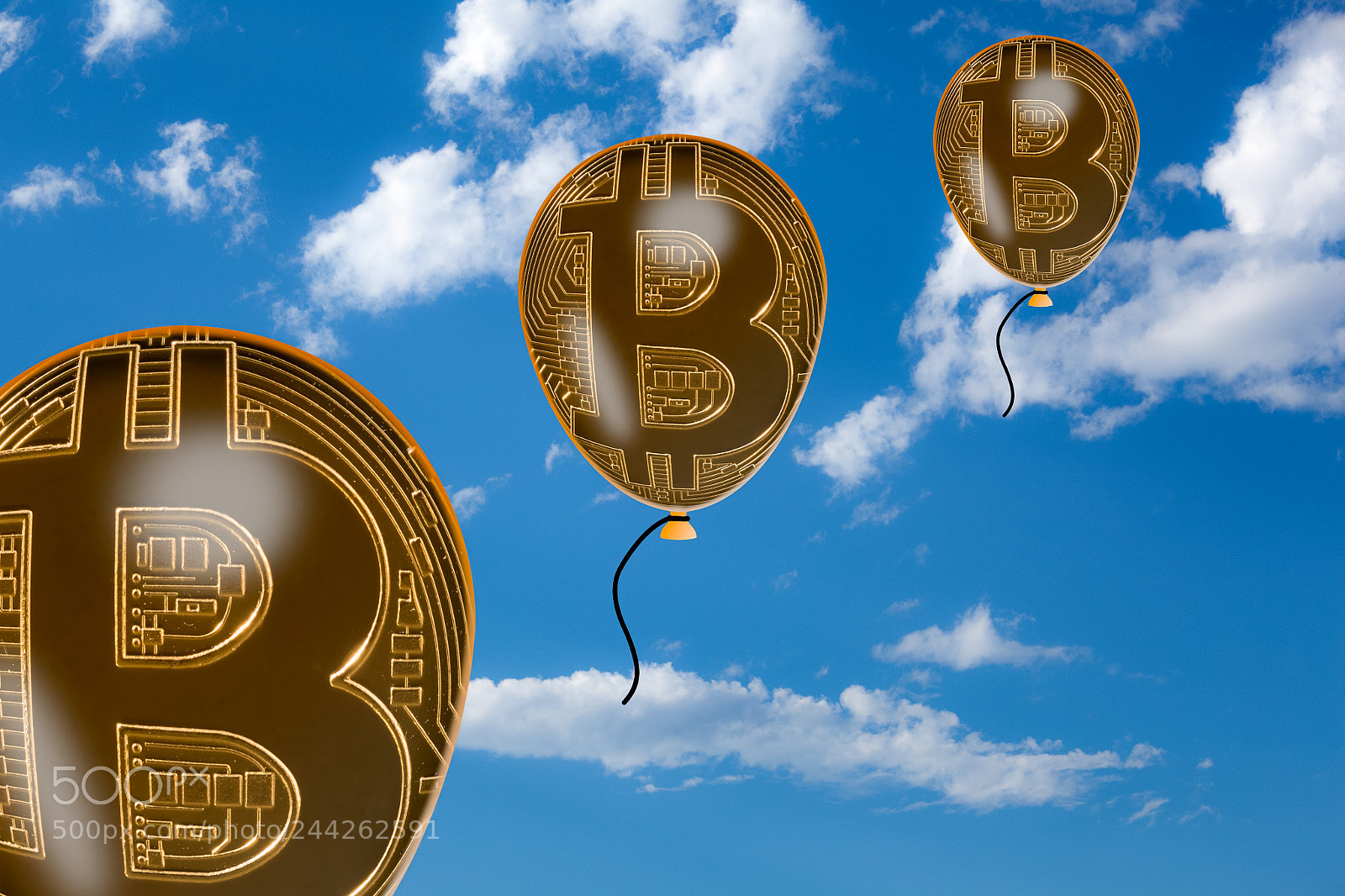 Sony a7R II sample photo. Bitcoin bubbles floating into photography