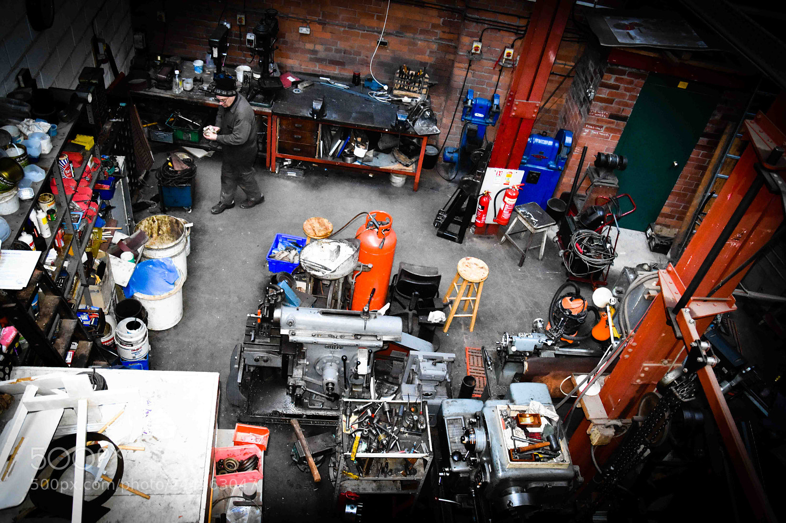 Nikon D7200 sample photo. Steam museum workshop photography