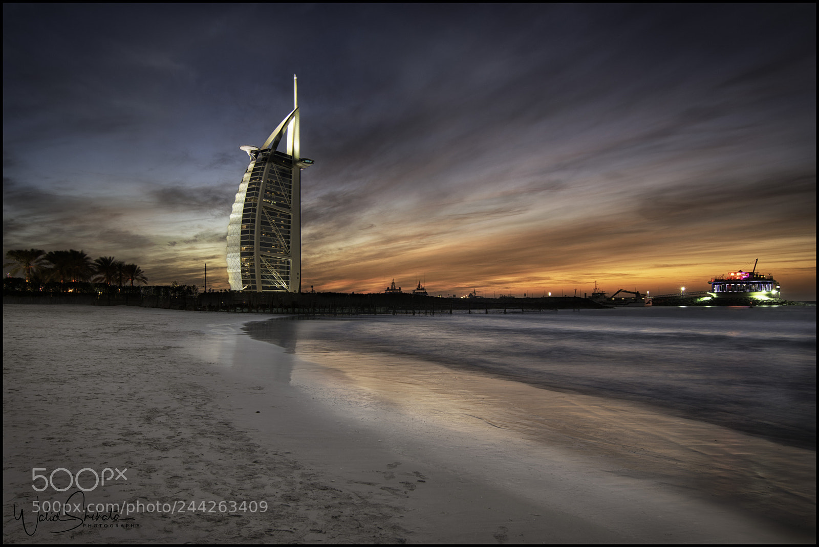 Nikon D5500 sample photo. Burj arab photography
