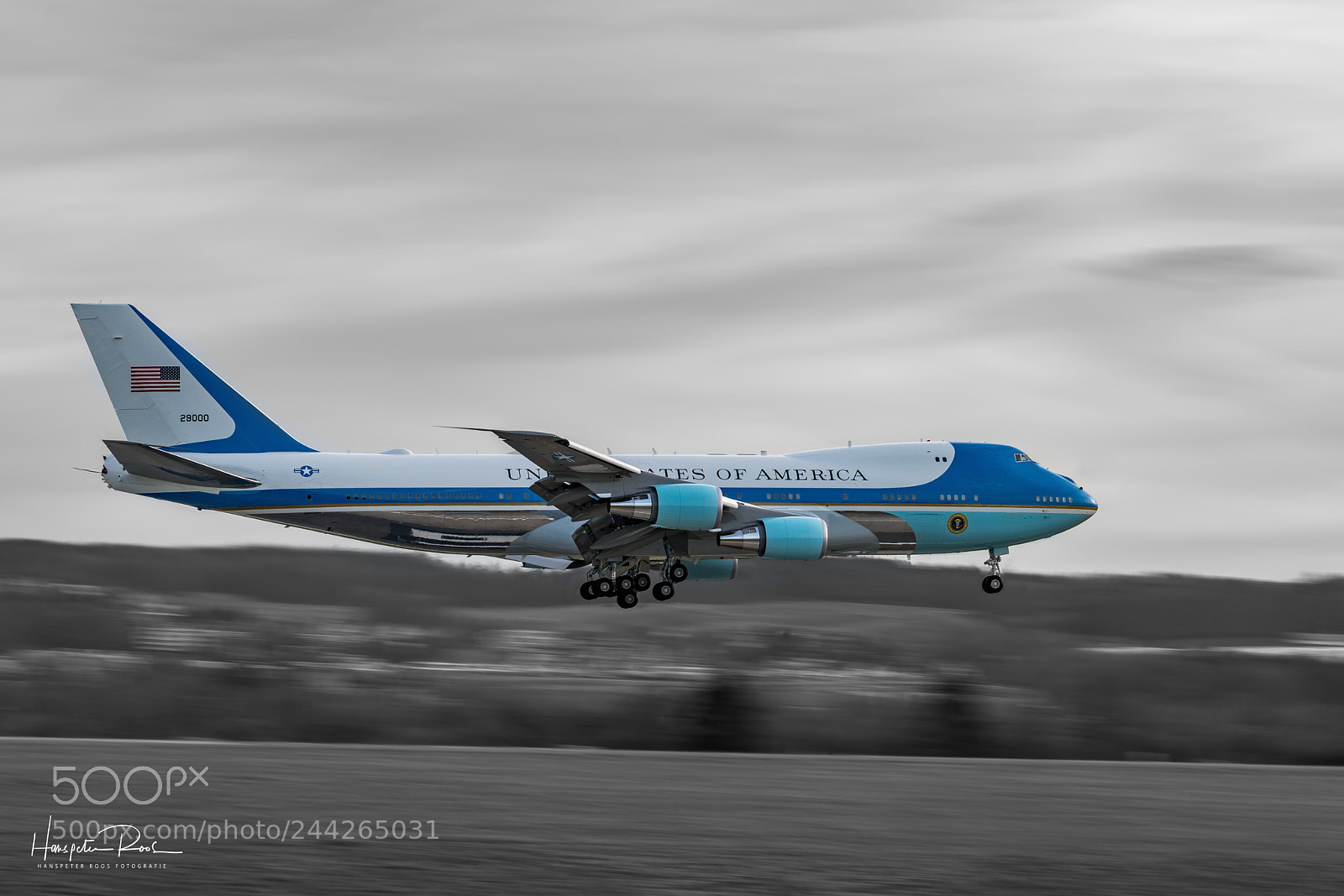 Nikon D850 sample photo. Air force one photography