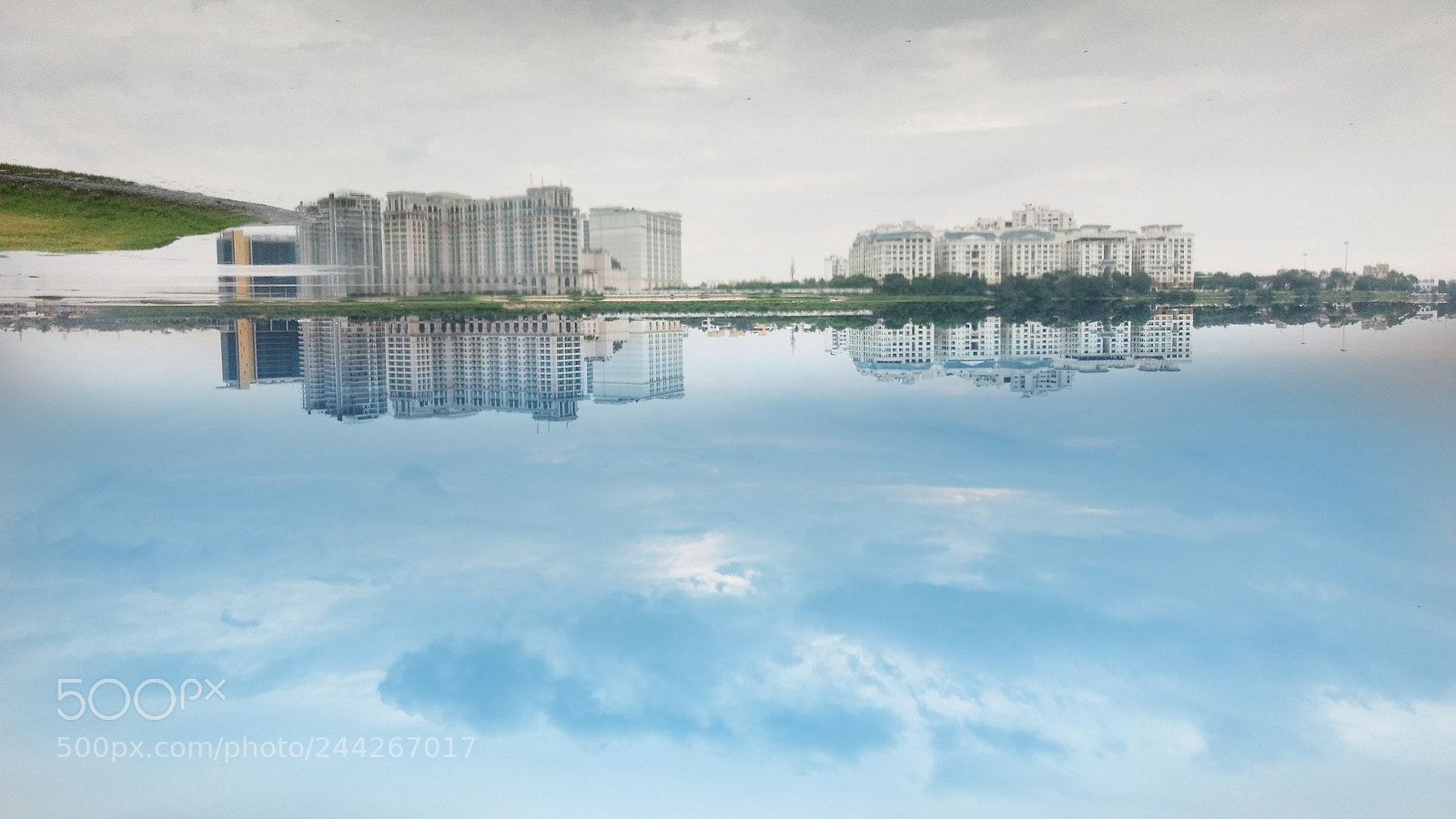 Motorola Moto G (4) sample photo. Clouds lake photography