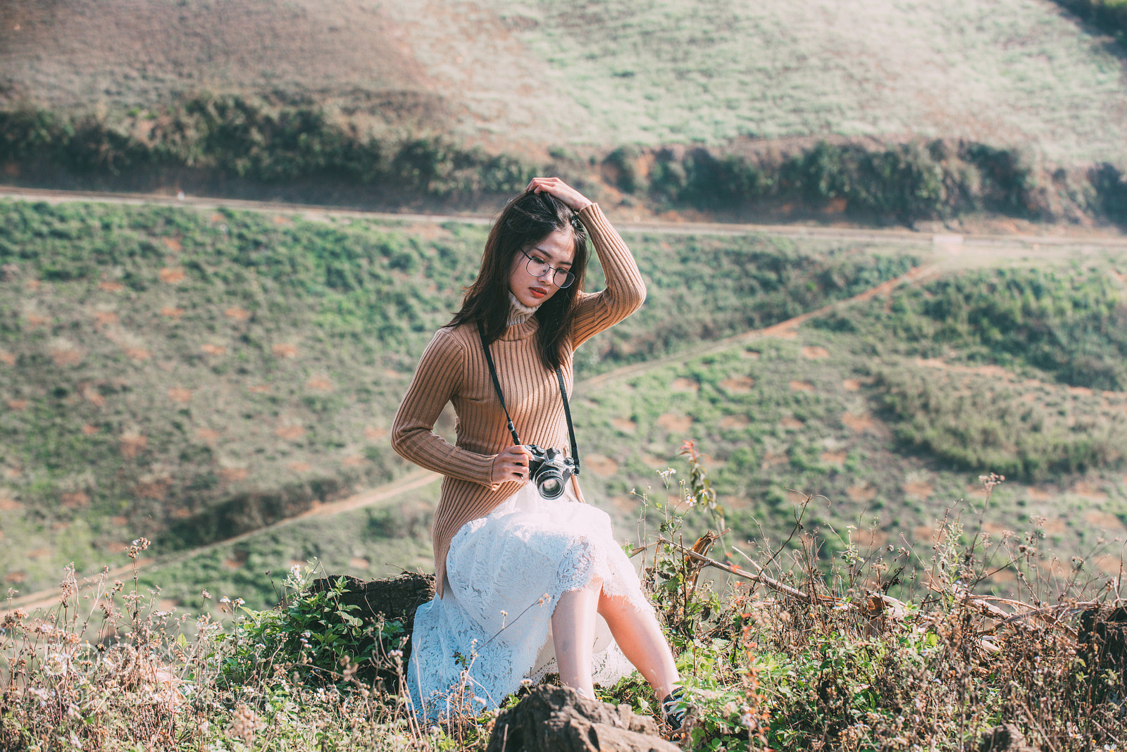 Nikon D810 sample photo. Porttrait in moc chau photography