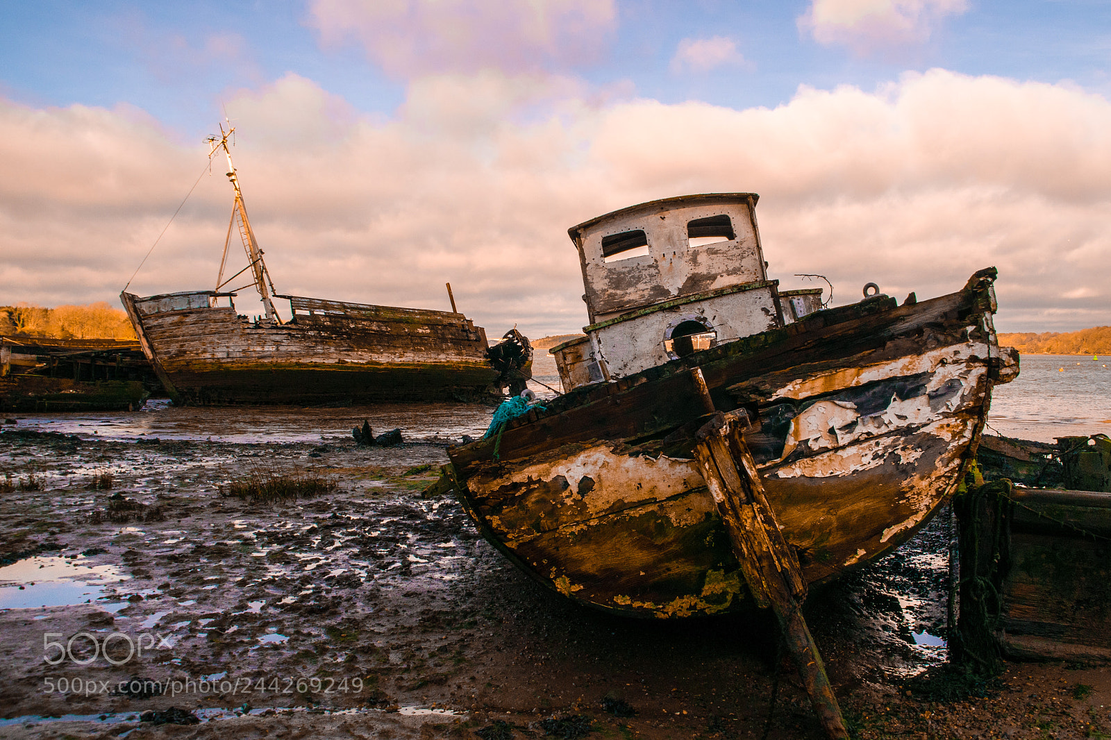 Nikon D300 sample photo. Boat graveyard photography
