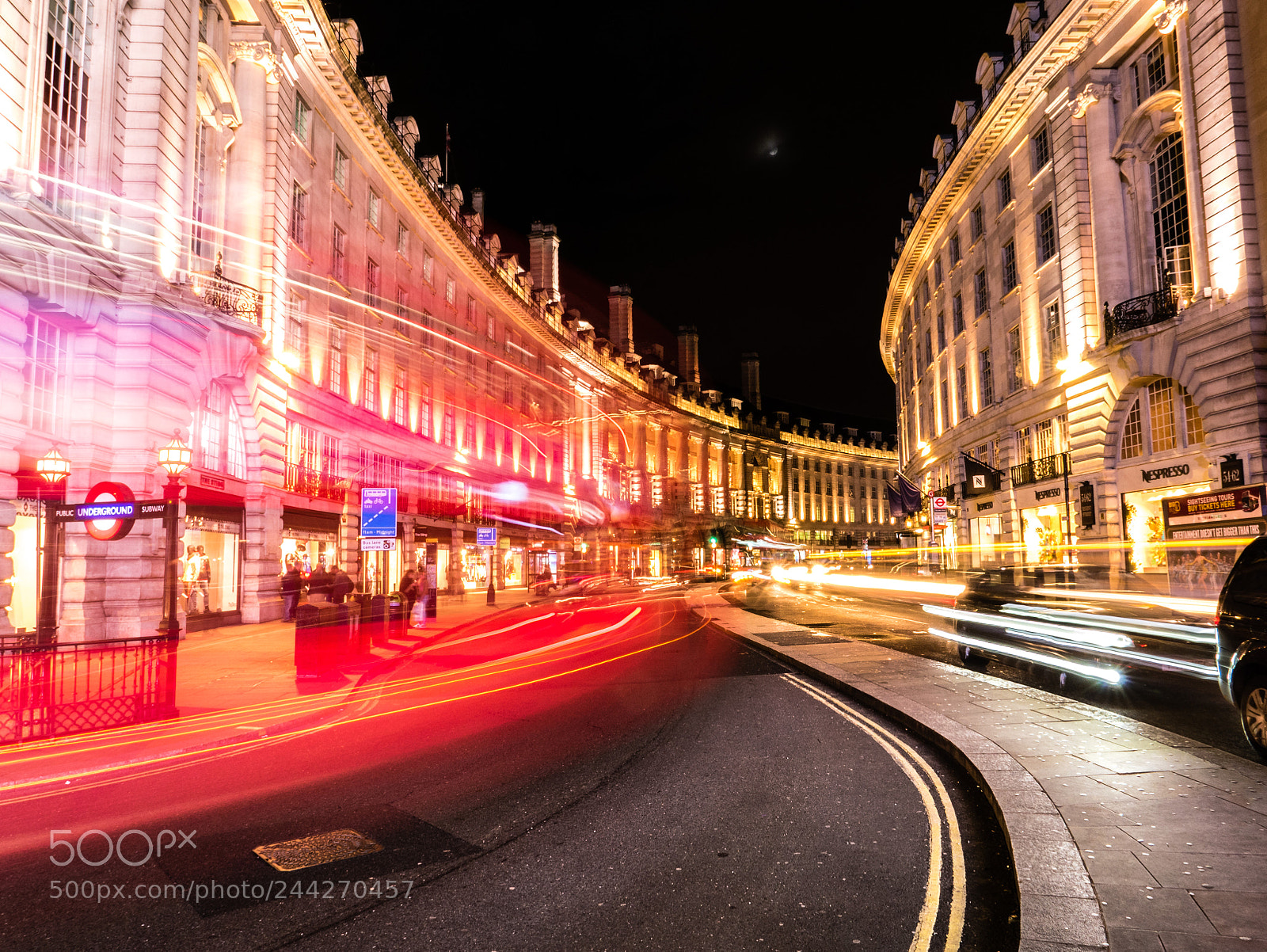 Panasonic Lumix DMC-LX100 sample photo. Regent street by night 3 photography