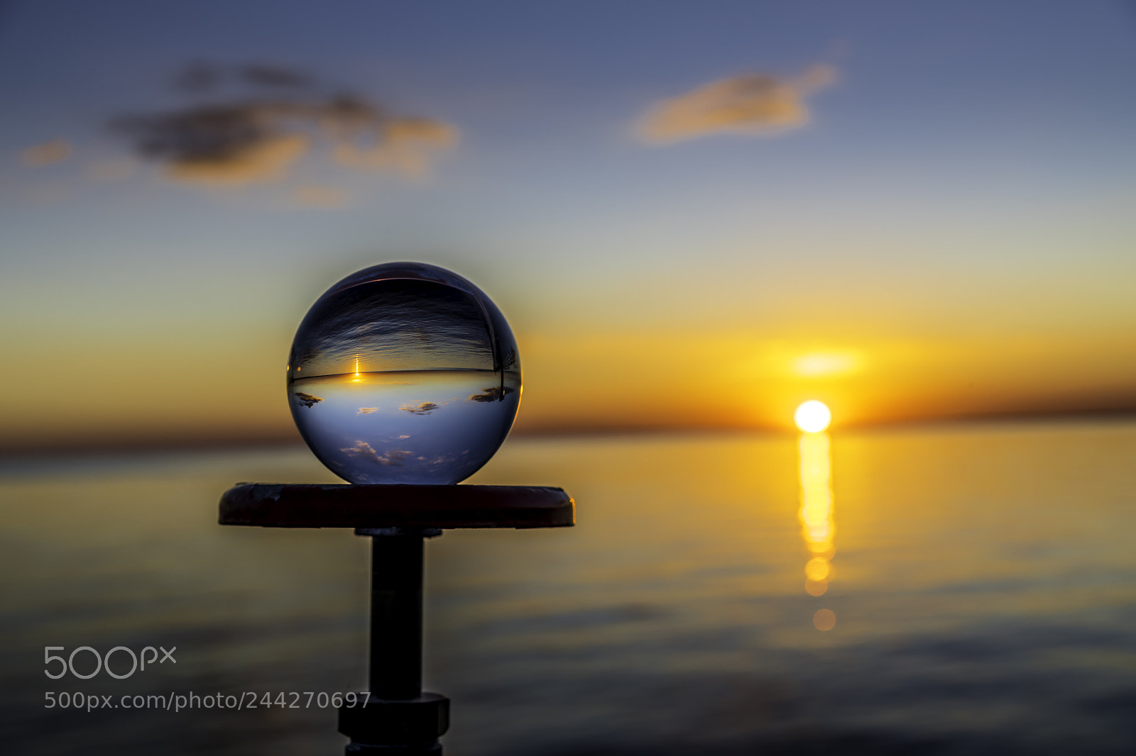 Nikon D850 sample photo. Sunset in a crystal photography
