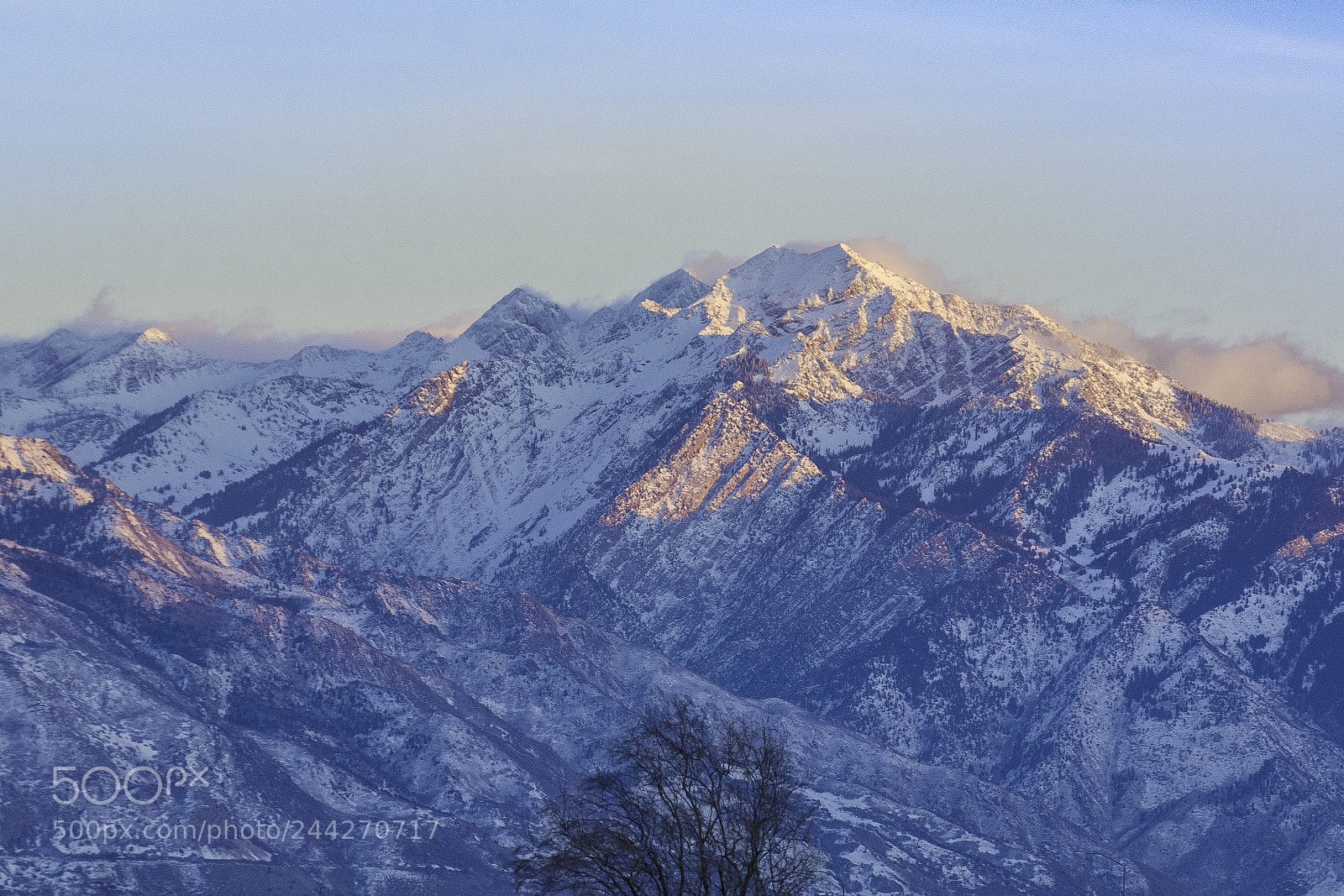 Nikon D7100 sample photo. Wasatch lit up at photography