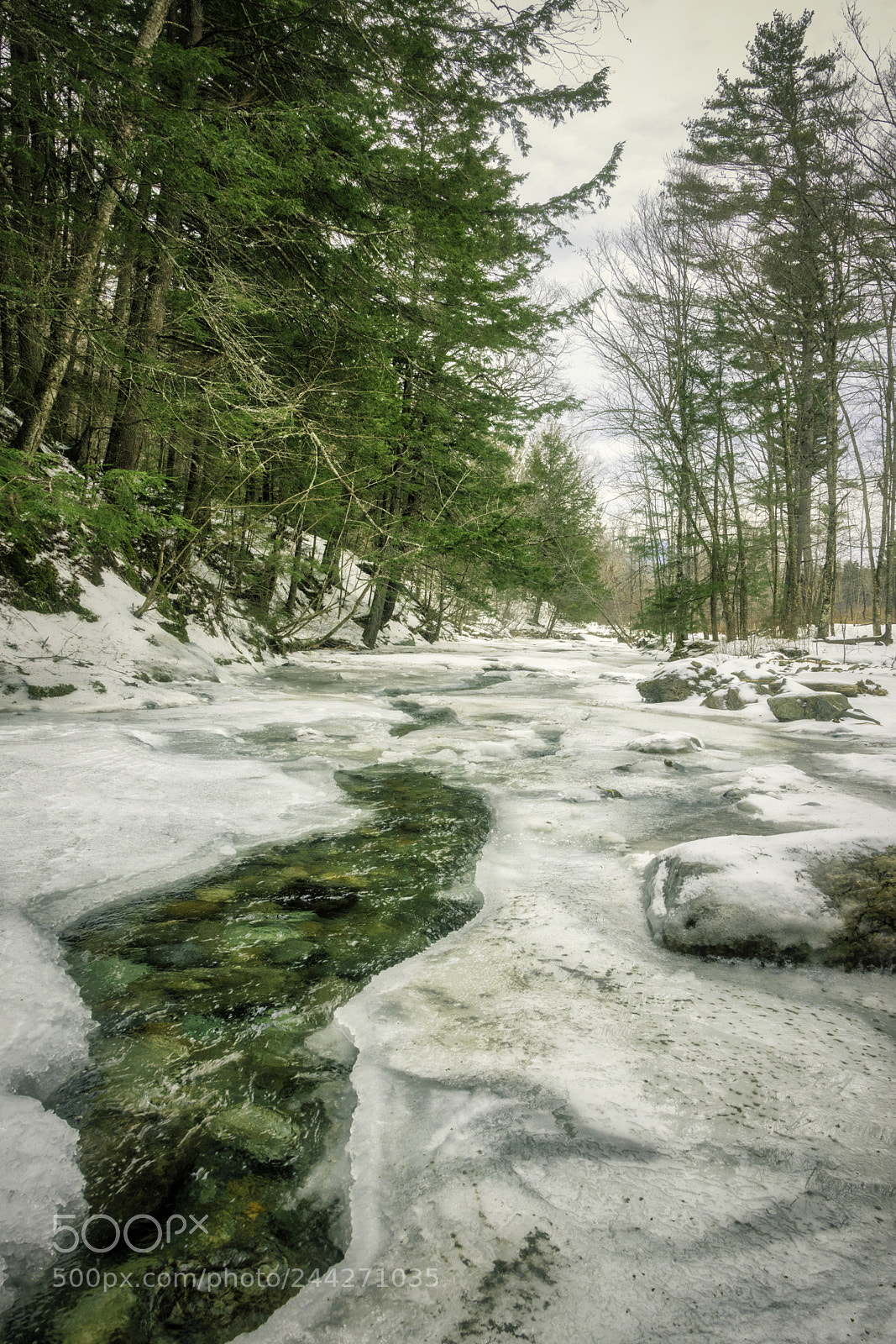 Nikon D7200 sample photo. Broken ice photography
