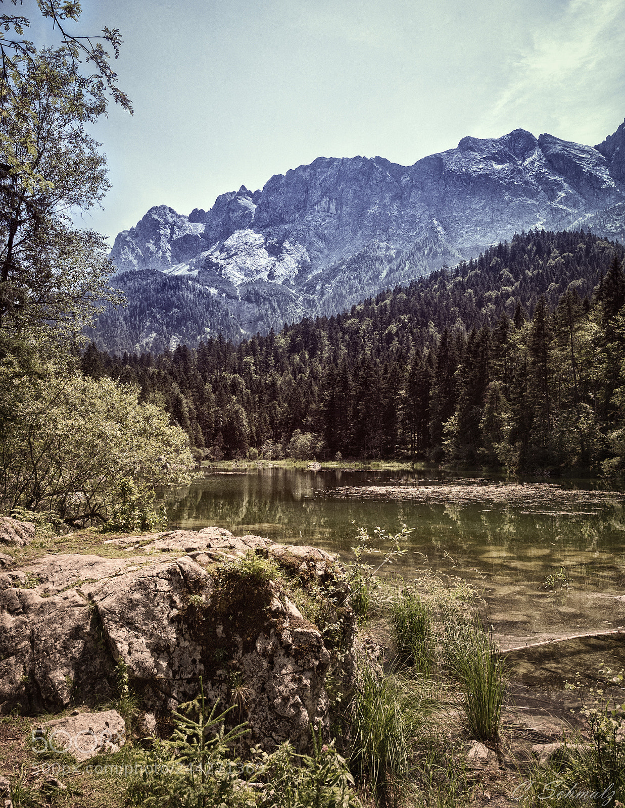 Olympus OM-D E-M5 sample photo. Hidden lake photography