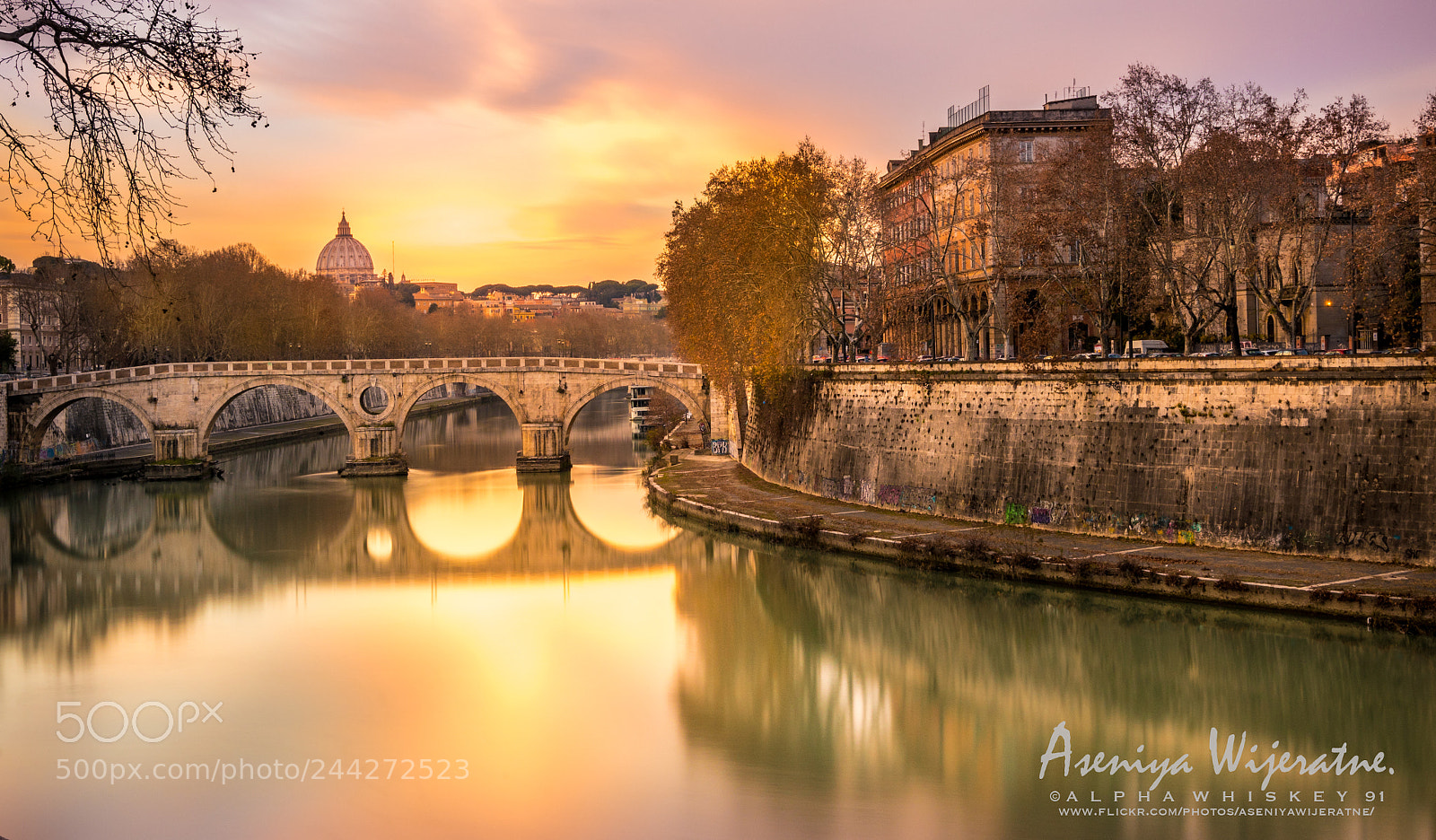 Sony a7R II sample photo. Sun set in rome photography