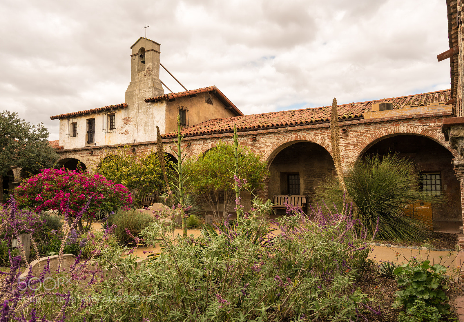 Sony a7R II sample photo. Garden and bell tower photography