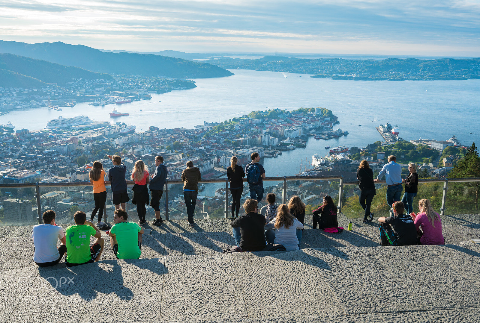 Sony a7R II sample photo. Panorama of bergen from photography