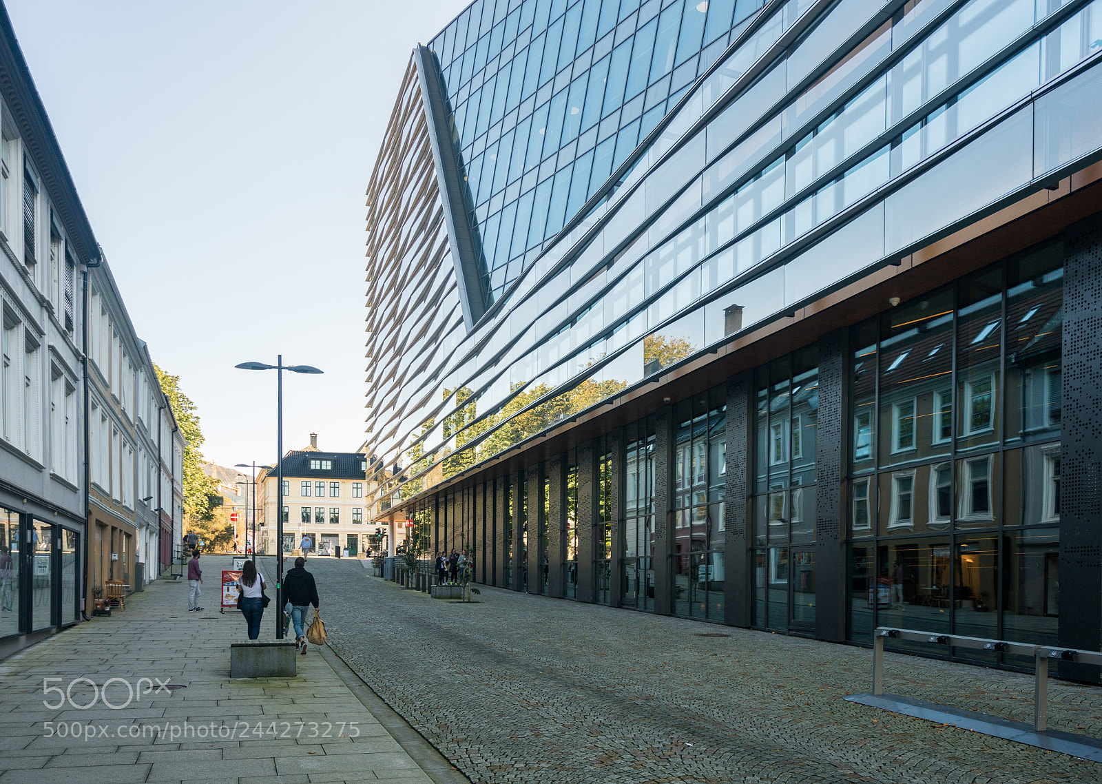 Sony a7R II sample photo. Modern glass building in photography