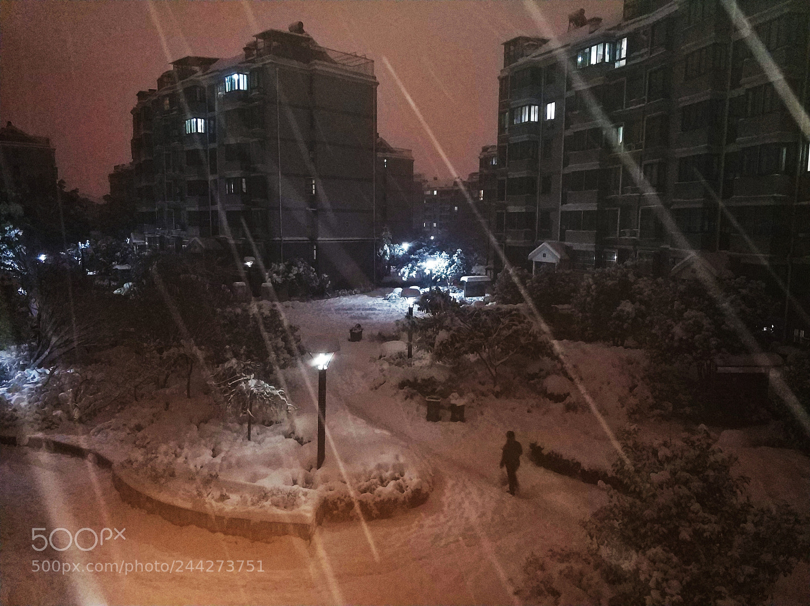Xiaomi Mi Note 3 sample photo. 中国南京夜雪 photography