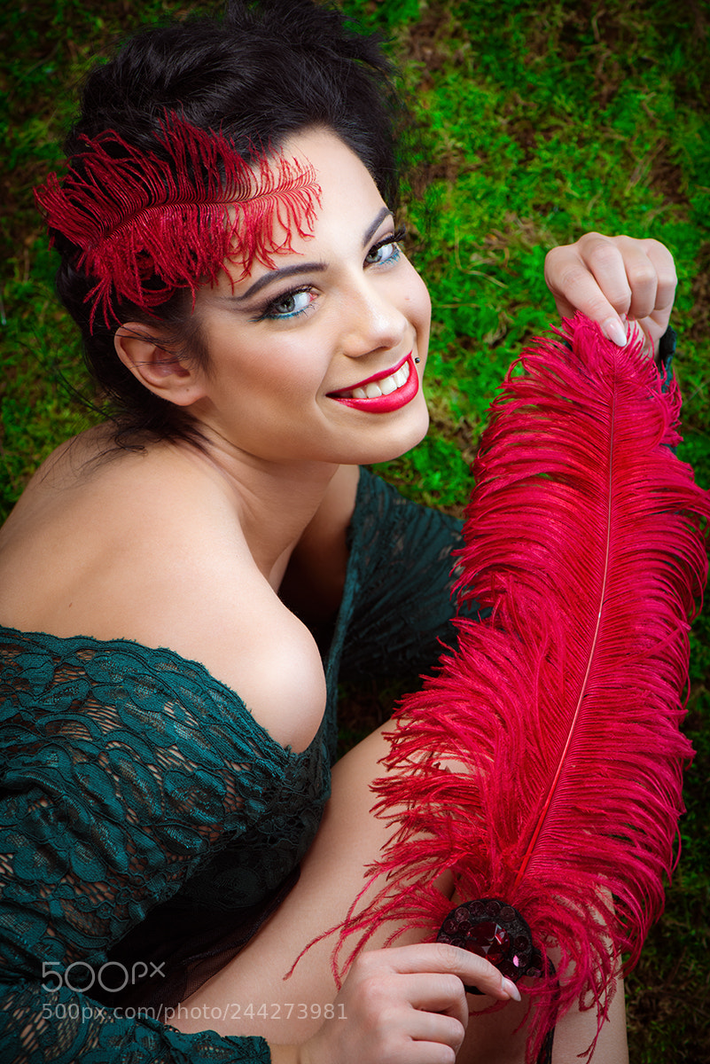 Nikon D810 sample photo. Red feather photography