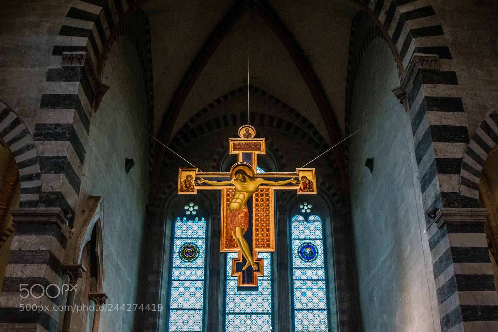 Sony SLT-A68 sample photo. Crocifisso di cimabue san photography