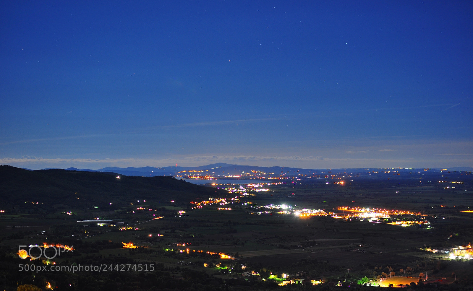 Nikon D90 sample photo. Toscanian night photography