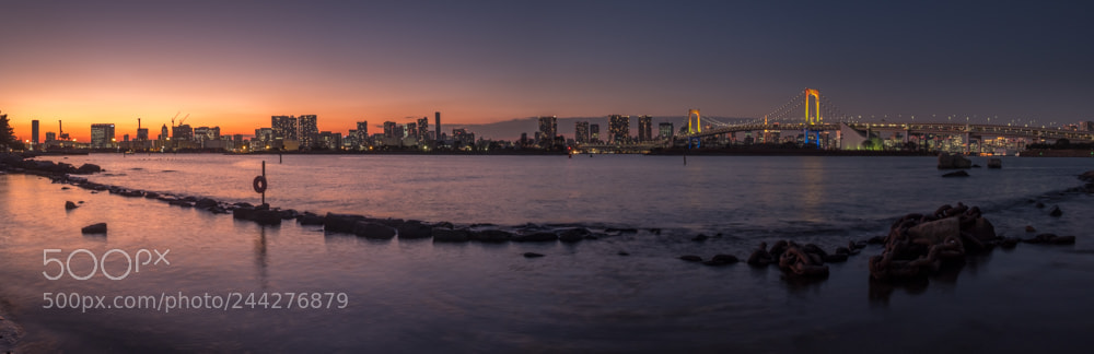 Fujifilm X-T2 sample photo. Rainbow bridge at sunset photography