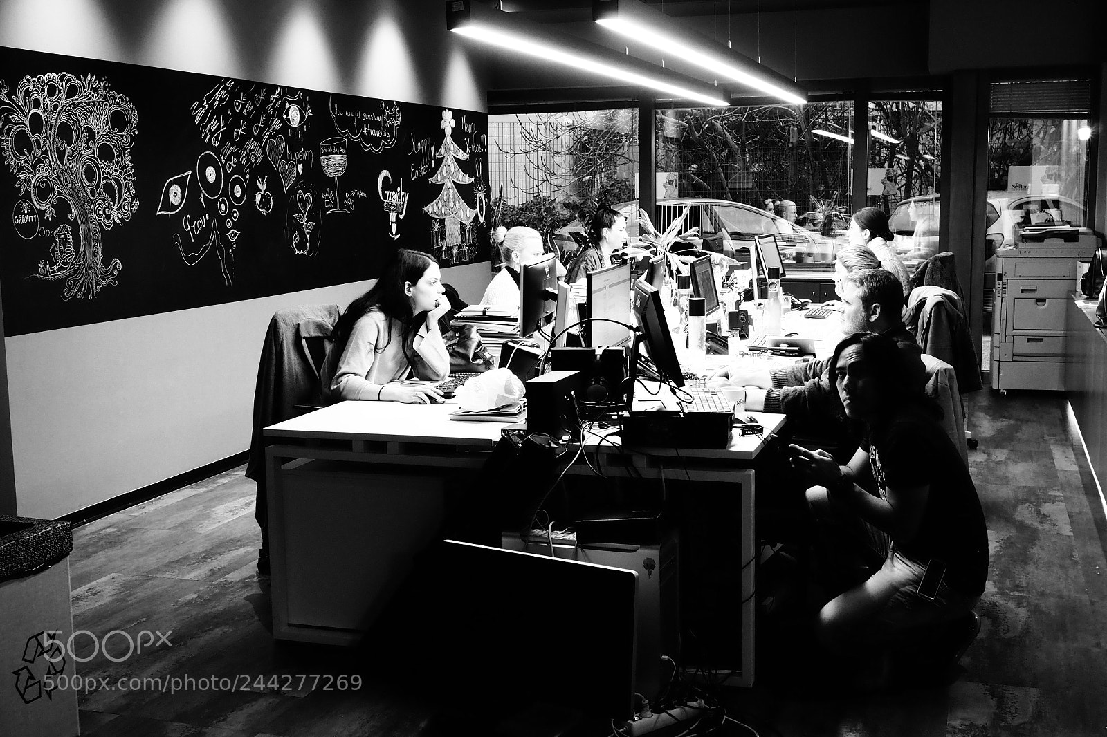 Olympus PEN-F sample photo. Working space photography