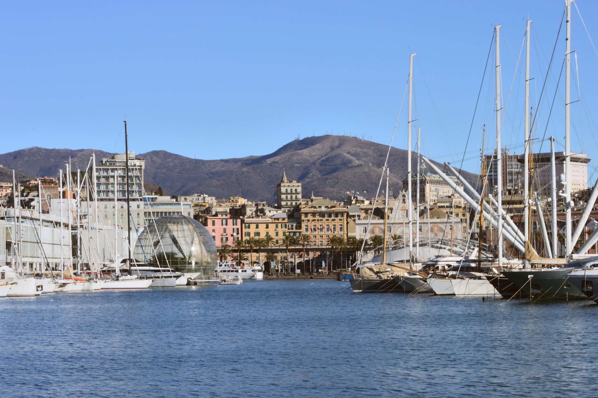 Nikon D3200 sample photo. Genova from the sea photography