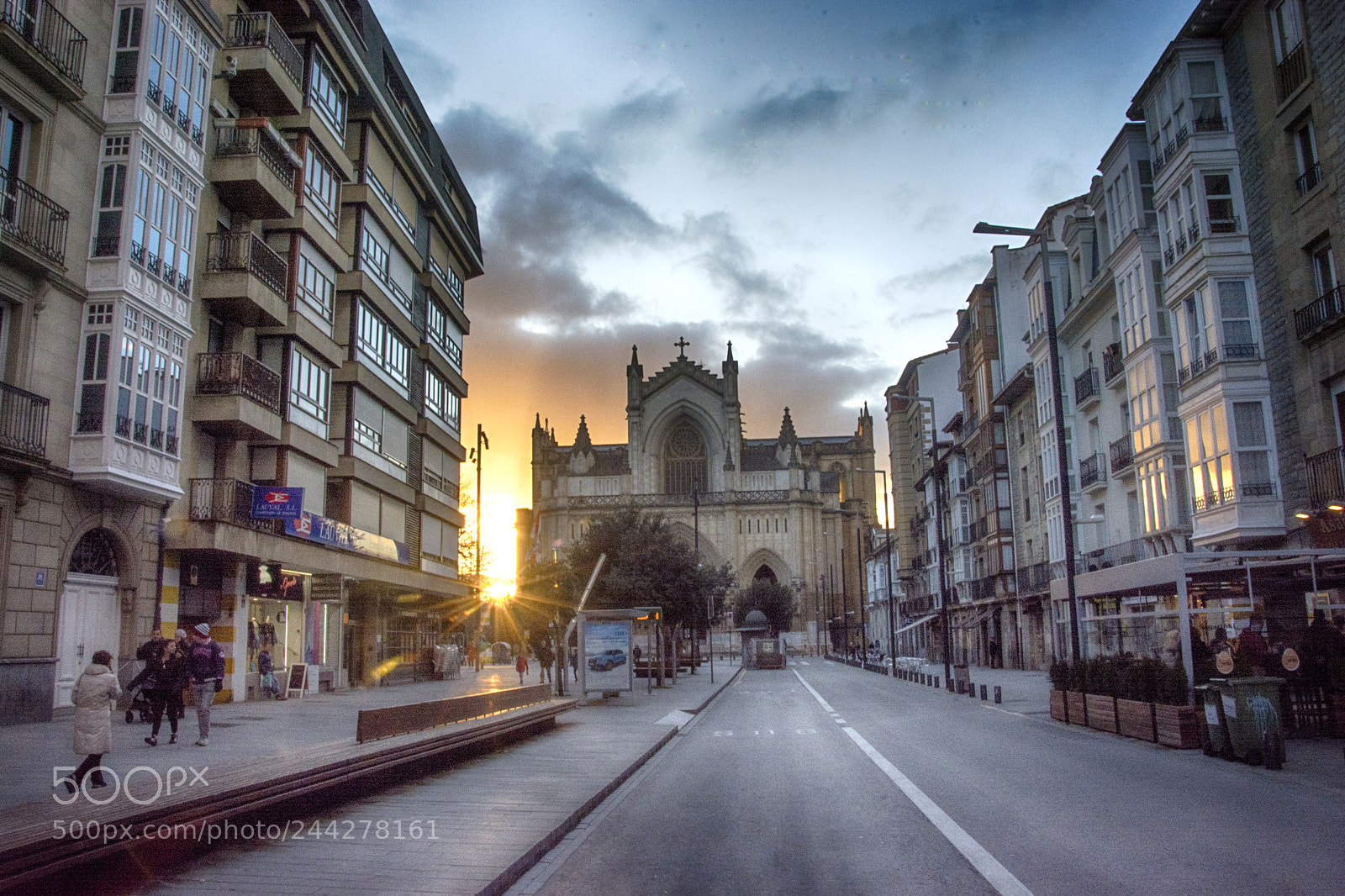 Nikon D7100 sample photo. Catetral de vitoria hdr photography