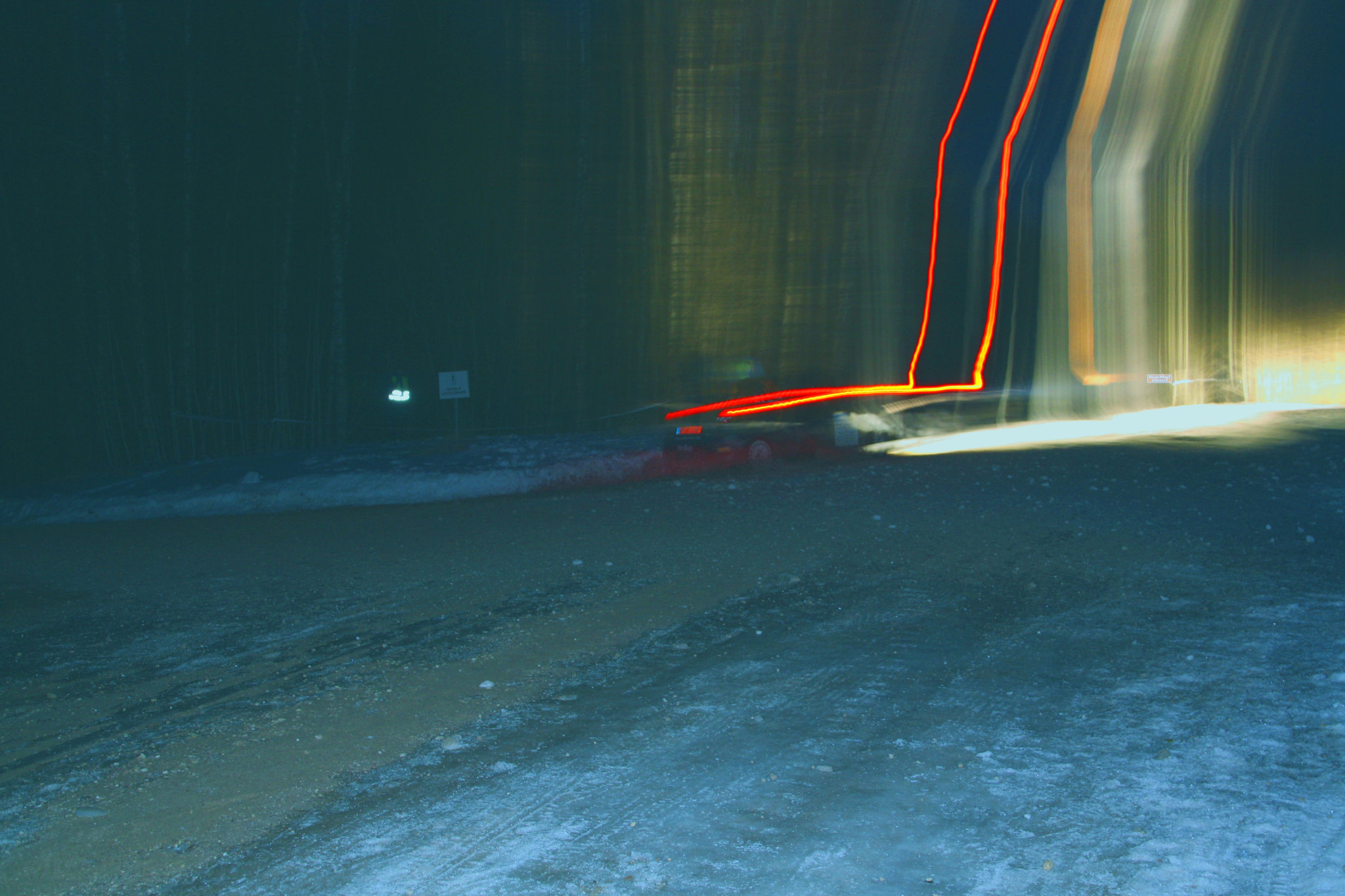 Canon EOS 1000D (EOS Digital Rebel XS / EOS Kiss F) sample photo. Night rally effect. photography