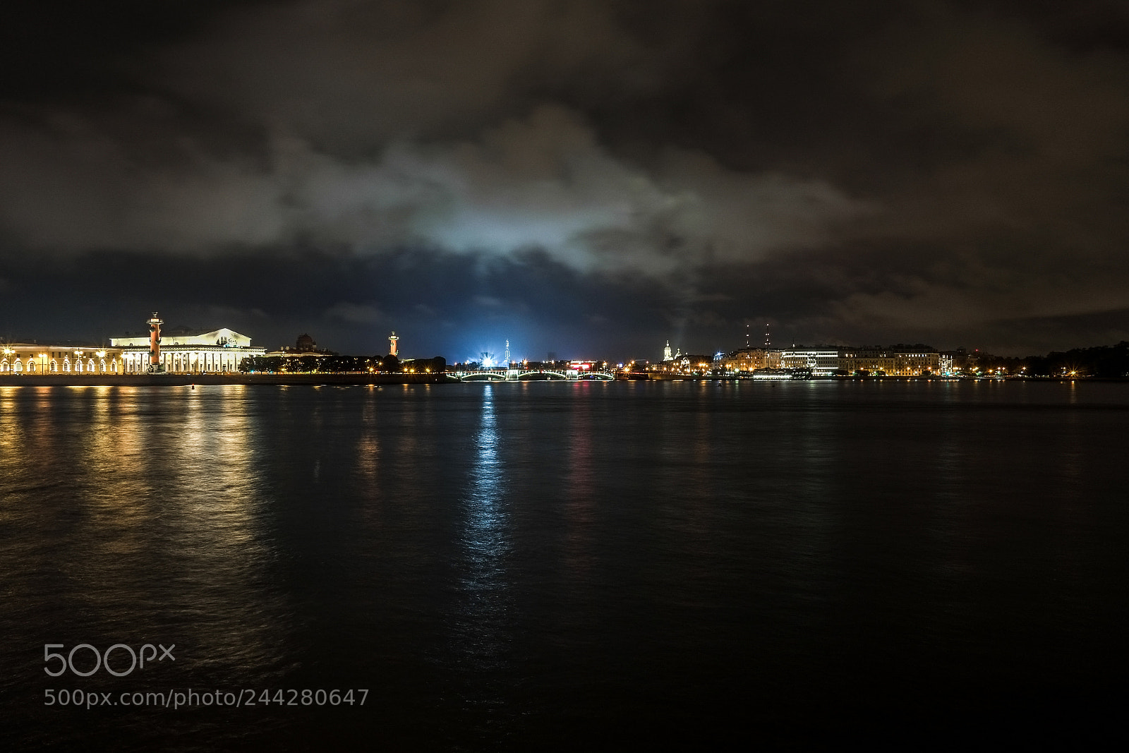 Fujifilm X-Pro1 sample photo. Night spb landscape photography