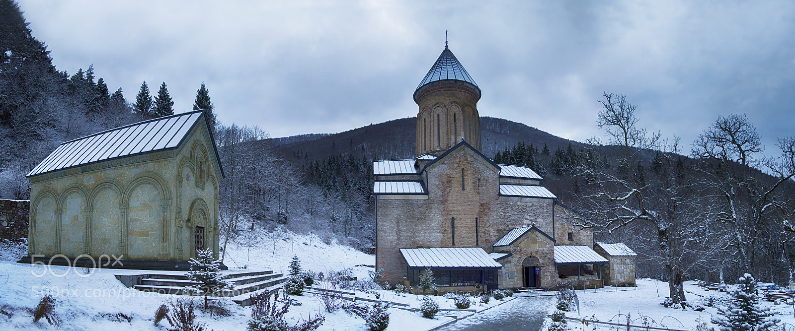 Nikon D3200 sample photo. Kintsvisi monastery photography