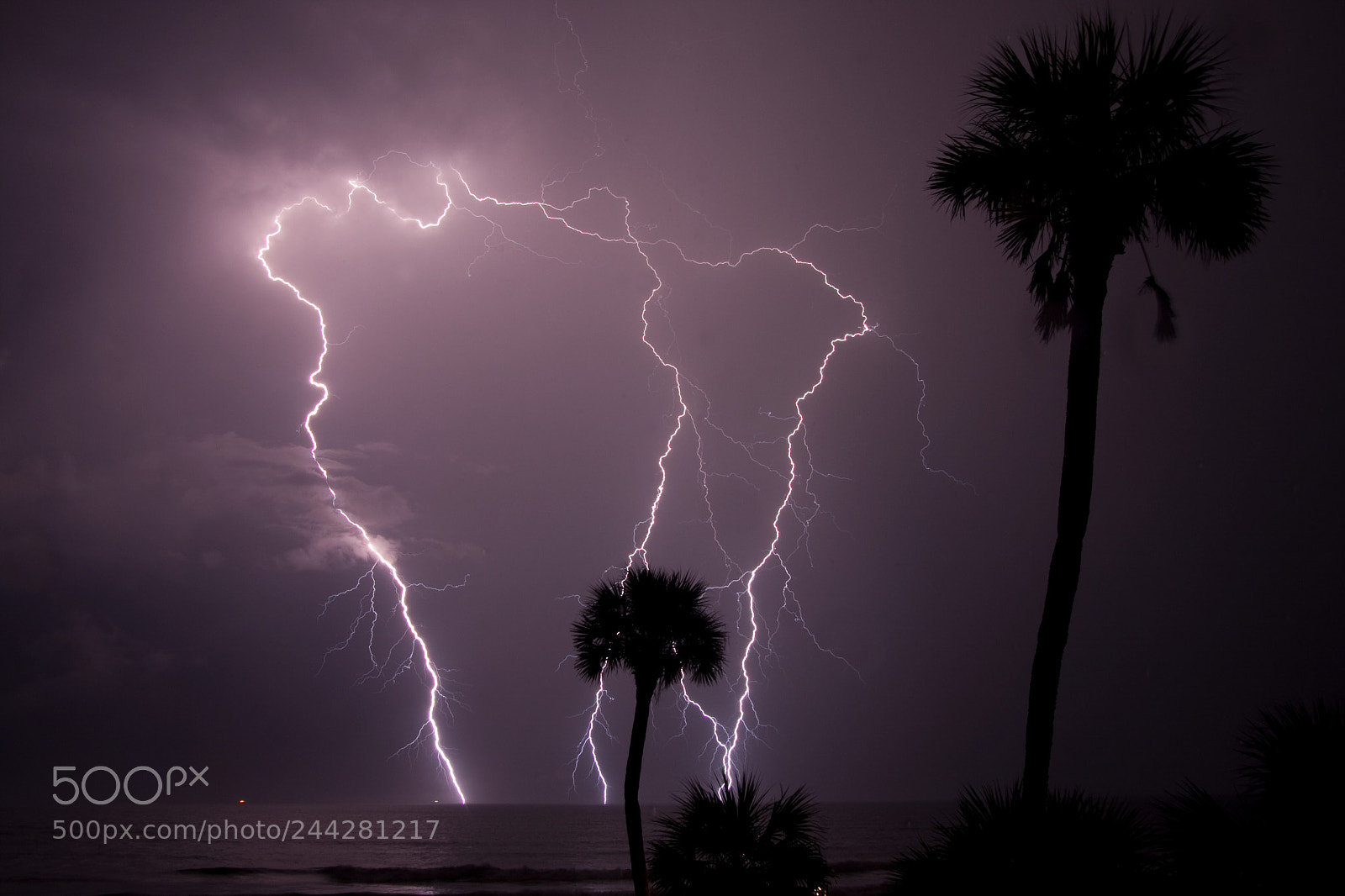 Canon EOS 40D sample photo. Daytona lightning photography