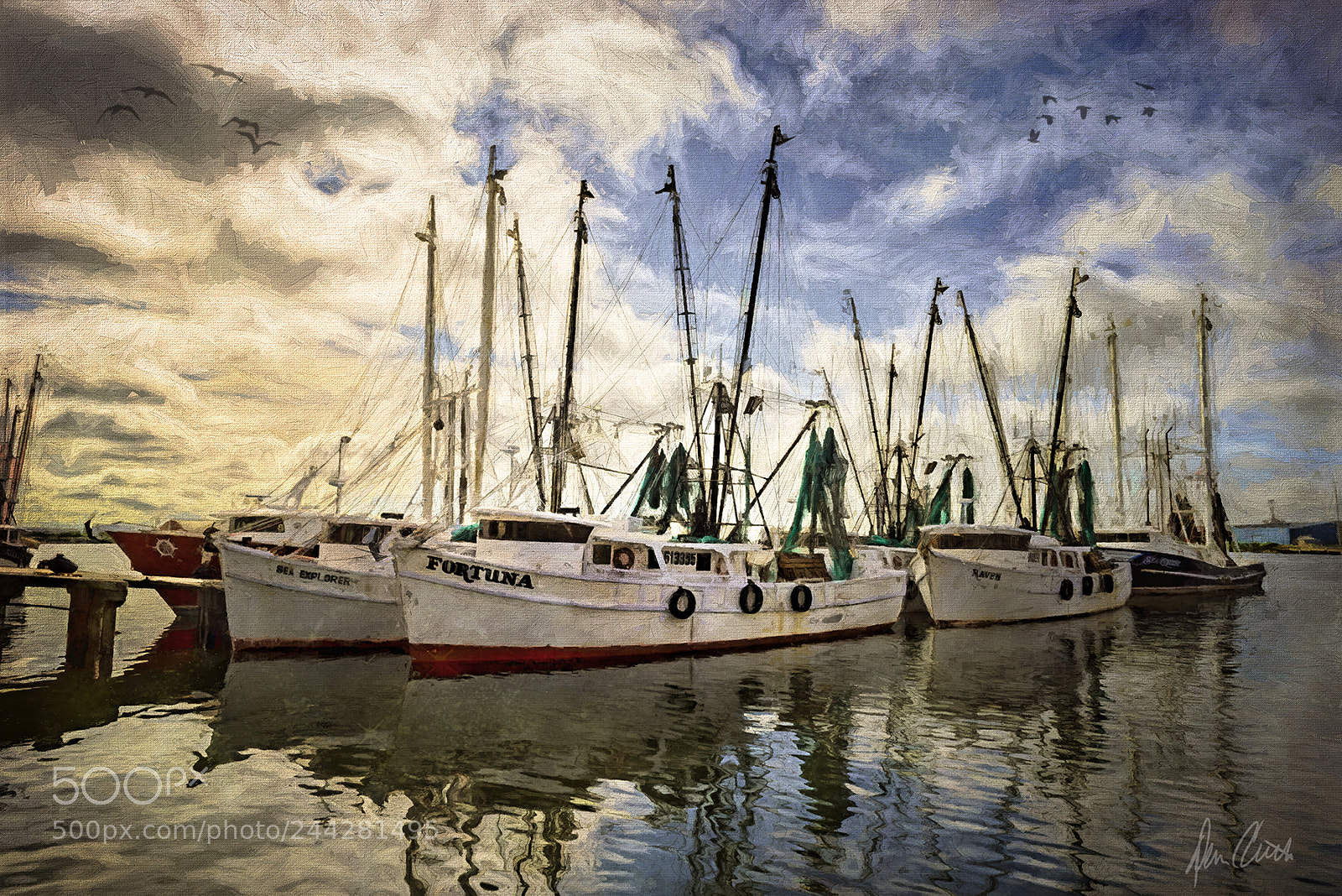 Nikon D800 sample photo. Shrimp boats photography