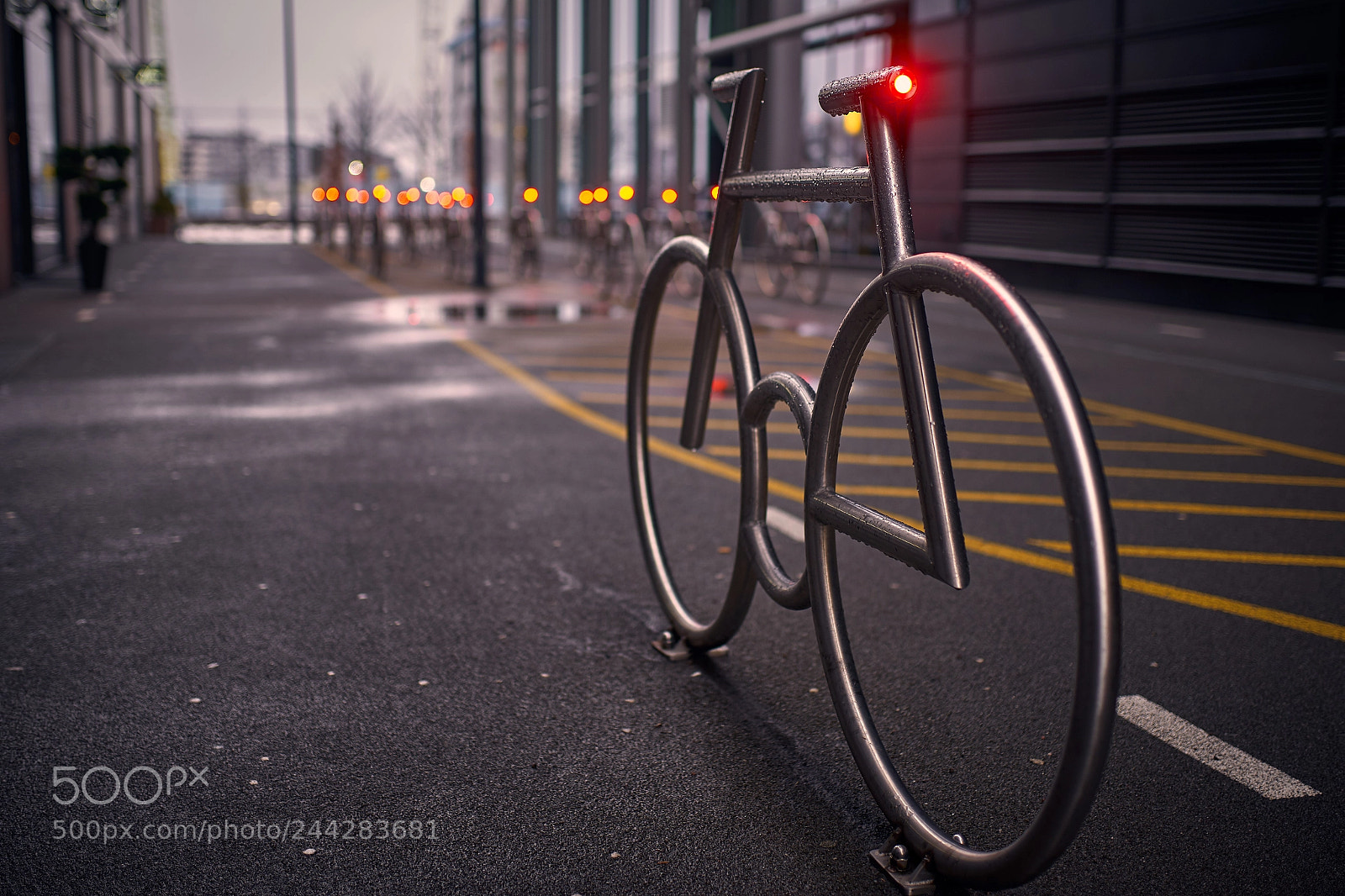 Sony a7 II sample photo. Bicycle bokeh photography