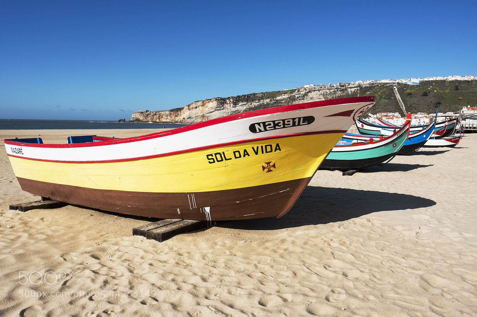 Fujifilm X-T2 sample photo. Barcos da nazaré photography