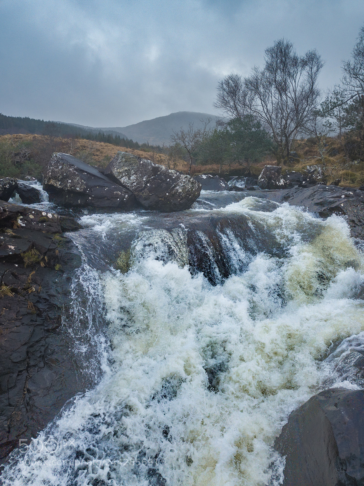 DJI FC220 sample photo. Black valley waterfall photography