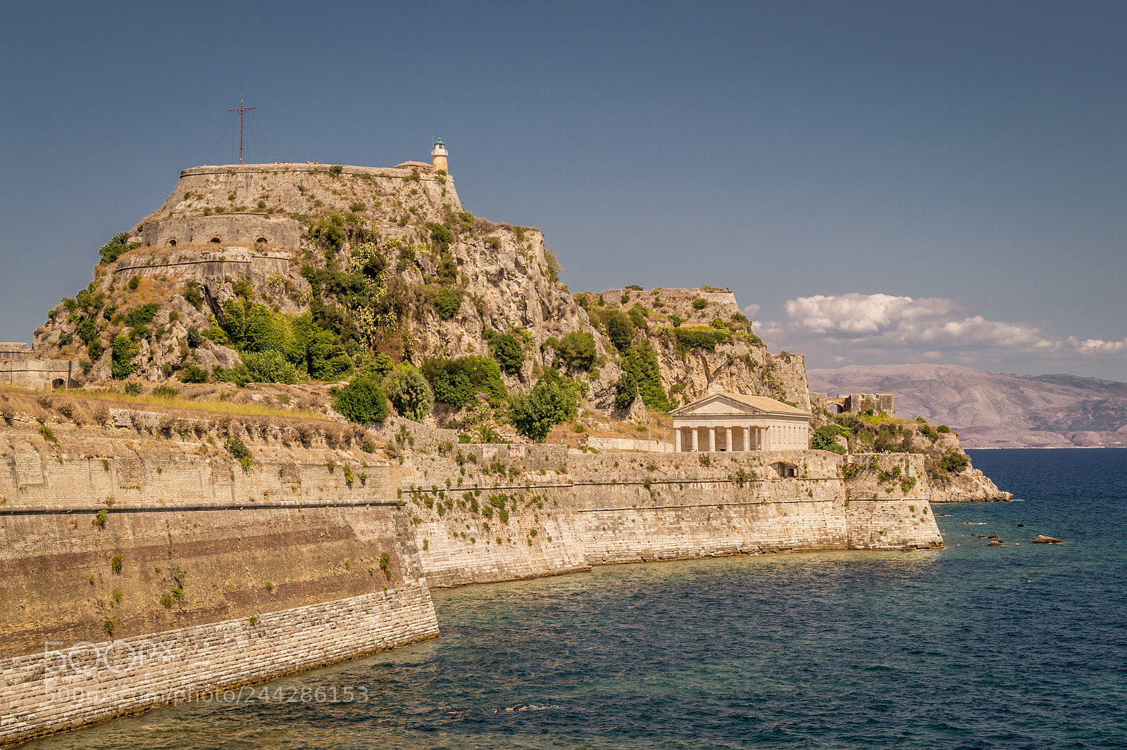 Nikon D3100 sample photo. Old fortress of corfu photography